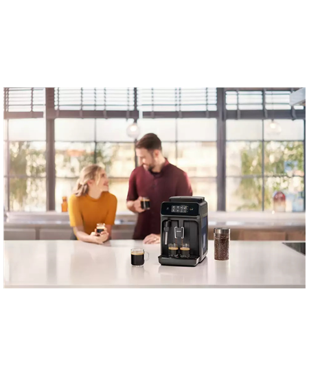 Philips | Espresso Coffee maker | EP1220/00 | Pump pressure 15 bar | Built-in milk frother | Fully automatic | 1500 W | Black