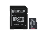 Kingston | UHS-I | 16 GB | microSDHC/SDXC Industrial Card | Flash memory class Class 10, UHS-I, U3, V30, A1 | SD Adapter