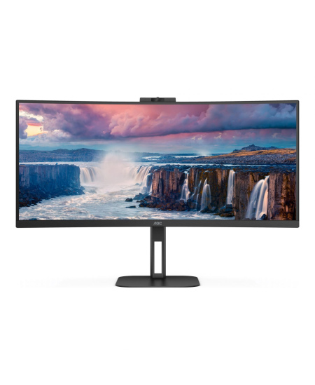 AOC | CU34V5CW/BK | 34 " | VA | 21:9 | 100 Hz | 4 ms | 3440 x 1440 pixels | HDMI ports quantity 1