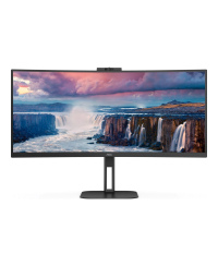 AOC | CU34V5CW/BK | 34 " | VA | 21:9 | 100 Hz | 4 ms | 3440 x 1440 pixels | HDMI ports quantity 1