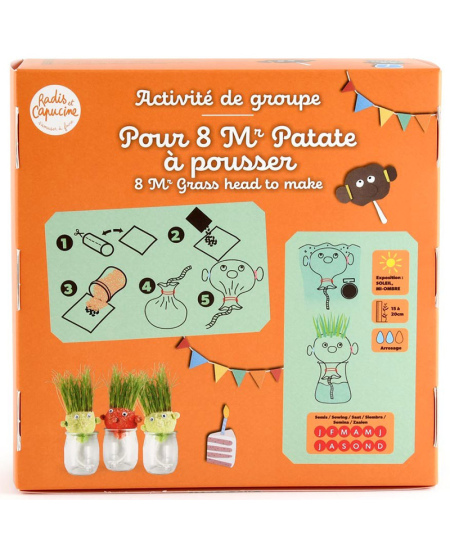 "Oliziukų" gamybos rinkinys RADIS et CAPUCINE Mr. Potato Head, 8 vaikams