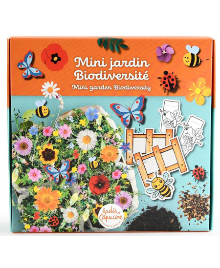Mini biologinės įvairovės gėlių sodas RADIS ET CAPUCINE