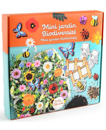 Mini biologinės įvairovės gėlių sodas RADIS ET CAPUCINE