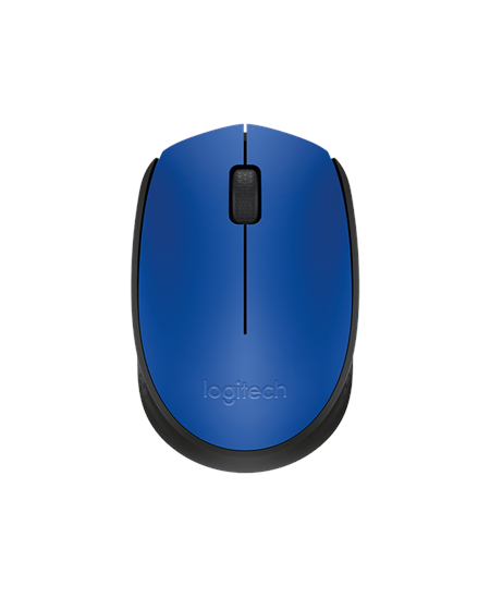 Logitech M171 Wireless Mouse, Black, Blue