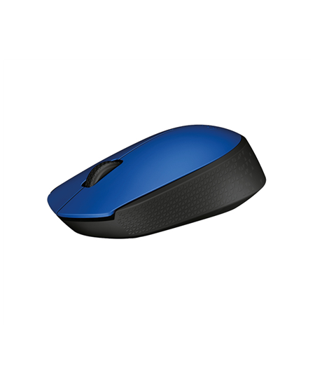 Logitech M171 Wireless Mouse, Black, Blue