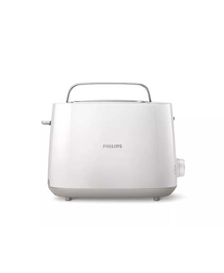 Philips Toaster HD2581/00 Daily Collection Power  760-900 W, Number of slots 2, Housing material Plastic, White