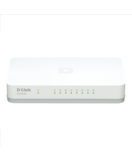 D-Link Switch GO-SW-8G/E Unmanaged, Desktop, 1 Gbps (RJ-45) ports quantity 8