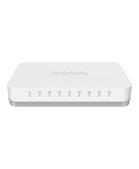 D-Link Switch GO-SW-8G/E Unmanaged, Desktop, 1 Gbps (RJ-45) ports quantity 8