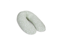 CebaBaby maitinimo pagalvė dżersej multi gėlės žalsva W-880-000-742