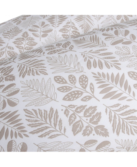 CebaBaby maitinimo pagalvė dżersej DUO, lapeliai rudi W-885-000-746