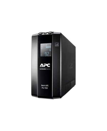 Schneider Electric APC Back-UPS Pro, Tower, 6x IEC C13 outlets, AVR, LCD, user-replaceable battery | BR900MI | 900 VA | 540 W | 