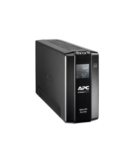 Schneider Electric APC Back-UPS Pro, Tower, 6x IEC C13 outlets, AVR, LCD, user-replaceable battery | BR900MI | 900 VA | 540 W | 