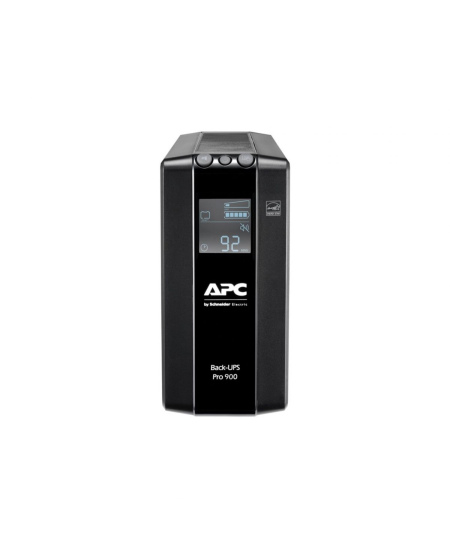 Schneider Electric APC Back-UPS Pro, Tower, 6x IEC C13 outlets, AVR, LCD, user-replaceable battery | BR900MI | 900 VA | 540 W | 