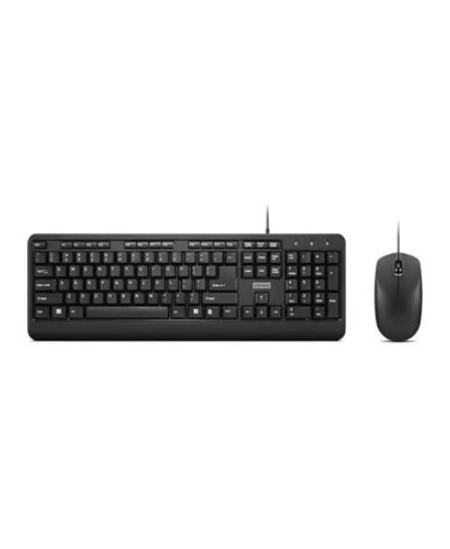 Lenovo | 160 Combo | Keyboard | Wired | Mouse included | US | Black | USB-A 2.0