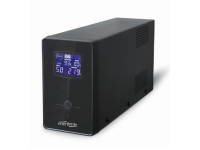 EnerGenie UPS with USB and LCD display, Black | EG-UPS-034 | 1500 VA | 900 W