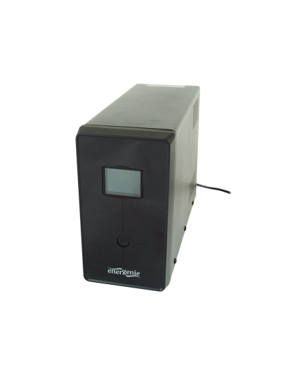 EnerGenie UPS with USB and LCD display, Black | EG-UPS-034 | 1500 VA | 900 W