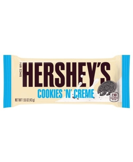 Batonėlis HERSHEY'S Cookies N Creme, 43 g