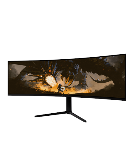 Arozzi Nova | 49 " | VA | 32:9 | 165 Hz | 4 ms | 5120 x 1440 pixels | 350 cd/m² | HDMI ports quantity 2 | Black