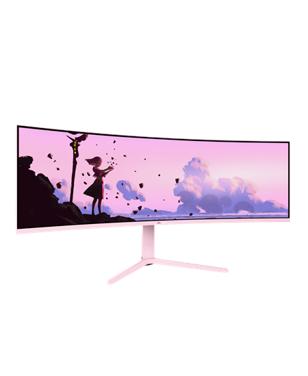 Arozzi Nova | 49 " | VA | 32:9 | 165 Hz | 4 ms | 5120 x 1440 pixels | 350 cd/m² | HDMI ports quantity 2 | Pink