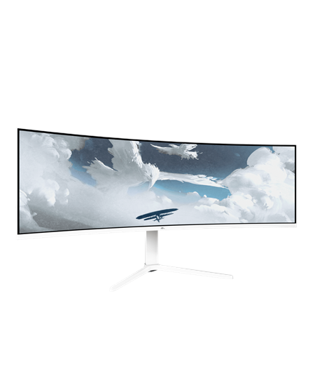 Arozzi Nova | 49 " | VA | 32:9 | 165 Hz | 4 ms | 5120 x 1440 pixels | 350 cd/m² | HDMI ports quantity 2 | White