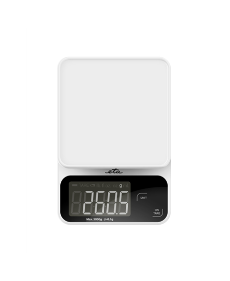 ETA Kitchen Scale | Popi 677090000 | Maximum weight (capacity) 5 kg | Graduation 1 g | Display type LCD | White