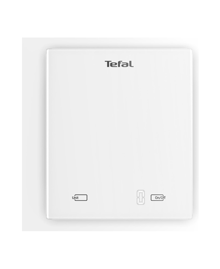TEFAL Digital Kitchen Scale | Essential BC5504V0 | Graduation 1 g | White