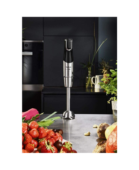 TEFAL Blender Infinity Force Pro 5in1 HB95LD38 Hand Blender, 1200 W, Number of speeds Variable, Black/Stainless steel