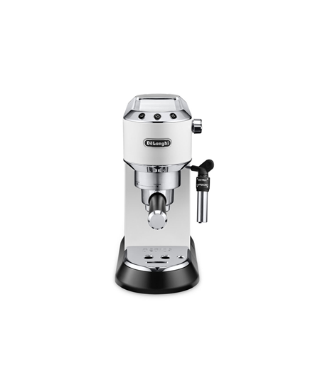 Delonghi | Dedica Pump Espresso | EC685W | Pump pressure 15 bar | Built-in milk frother | Semi-automatic | 1300 W | White