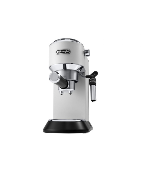 Delonghi | Dedica Pump Espresso | EC685W | Pump pressure 15 bar | Built-in milk frother | Semi-automatic | 1300 W | White