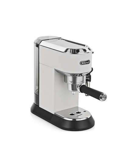 Delonghi | Dedica Pump Espresso | EC685W | Pump pressure 15 bar | Built-in milk frother | Semi-automatic | 1300 W | White