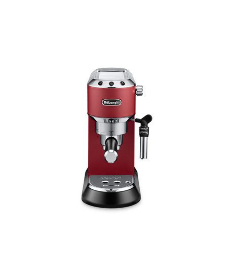 Delonghi | Dedica Espresso Coffee Maker | EC685.R | Pump pressure 15 bar | Built-in milk frother | Semi-automatic | 1300 W | Red
