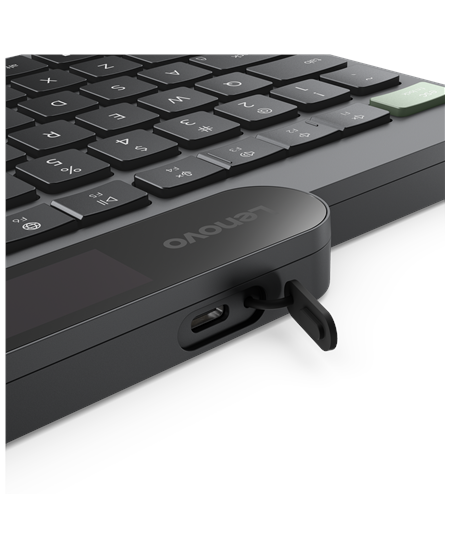 Lenovo | Self-Charging | Keyboard | Bluetooth | Estonian | Black