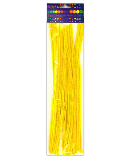 Dekor vielutės GELTONOS 30cm 25vnt