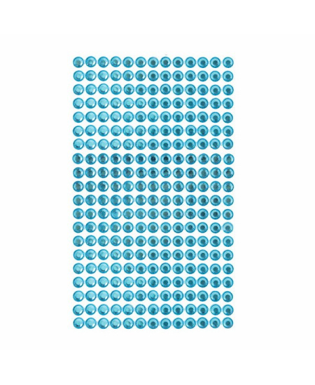 Dekor.lipnūs kristalai 6mm 260vnt. BLUE
