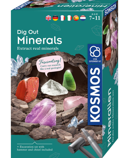 Lavinamasis rinkinys DIG OUT MINERALS INT 7-11