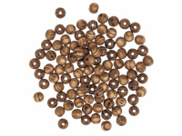 Karoliukai mediniai 10mm 100vnt  dark brown