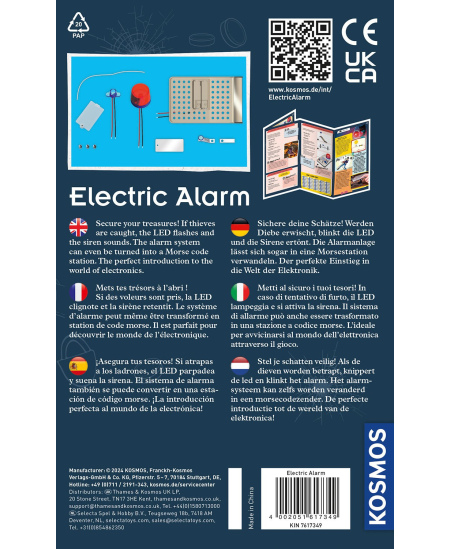 Lavinamasis rinkinys ELECTRIC-ALARM 8-12