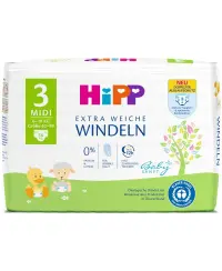 Ekologiškos sauskelnės HiPP 3, 6-10 kg, 36 vnt.