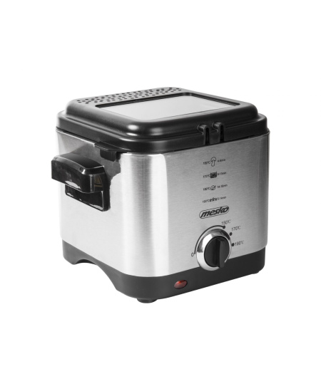 Mesko Deep Fryer MS 4910 Power 900 W, Capacity 1.5 L, Silver