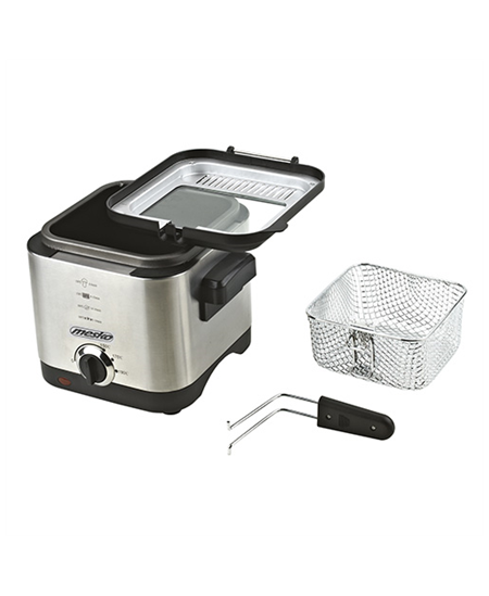 Mesko Deep Fryer MS 4910 Power 900 W, Capacity 1.5 L, Silver