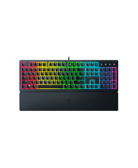 Razer Gaming Keyboard Ornata V3 RGB LED light, NORD, Wired, Black, Razer Mecha-Membrane, Numeric keypad