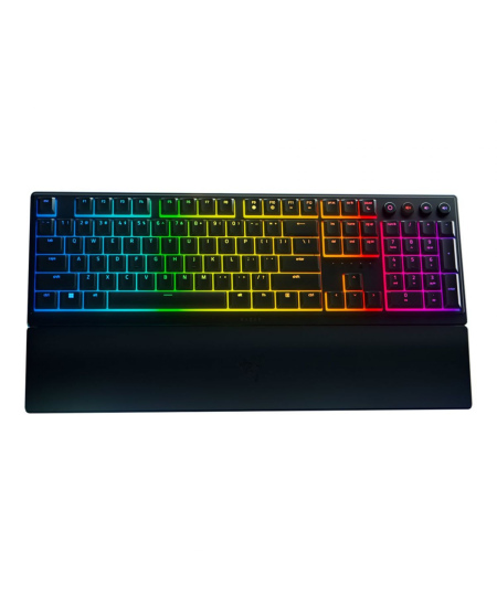 Razer Gaming Keyboard Ornata V3 RGB LED light, NORD, Wired, Black, Razer Mecha-Membrane, Numeric keypad