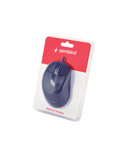 Gembird MUS-6B-01 Optical mouse, Black