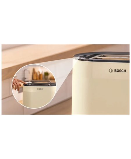 Bosch Toaster | TAT2M127 MyMoment | Power 950 W | Number of slots 2 | Housing material Plastic | Beige