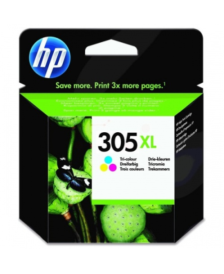 HP 305XL Tri-color (3YM63AE) Rašalinė kasetė, CMY