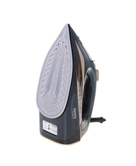 Camry | Steam Iron | CR 5036 | Steam Iron | 3400 W | Water tank capacity 360 ml | Continuous steam 50 g/min | Black/Gold