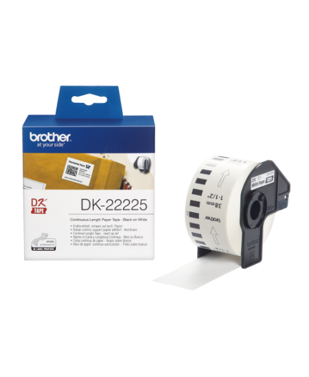 Brother DK-22225 (DK22225) Continuous Paper Tape 38mm