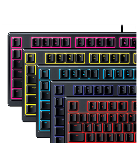 Razer Gaming Keyboard Ornata V3 X RGB LED light, US, Wired, Black, Silent Membrane, Numeric keypad