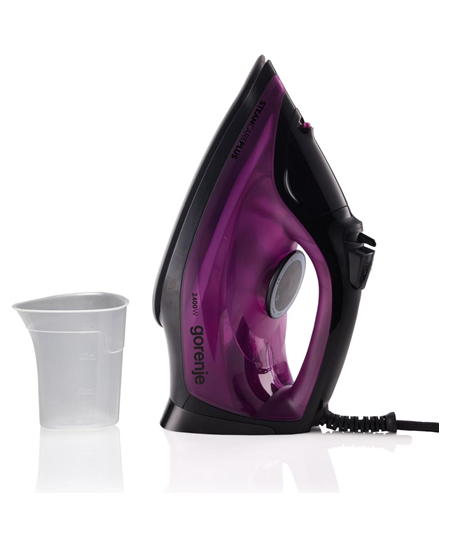 Gorenje SIK2400BKV | Steam Iron | 2400 W | Water tank capacity 450 ml | Continuous steam 40 g/min