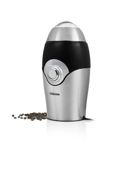 Tristar Coffee grinder | KM-2270 | 150 W | Coffee beans capacity 70 g | Number of cups 10 pc(s) | Stainless steel